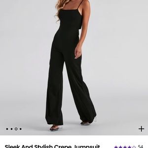 black jumpsuit!! size small from windsor